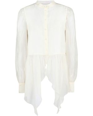 See By Chloé Ivory Shirt Viscose, Polyester - White