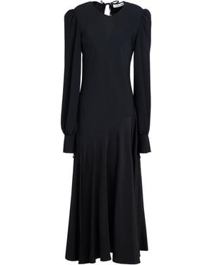 LES FILLES D'EVA Maxi Dress Acetate, Viscose, Elastane - Black