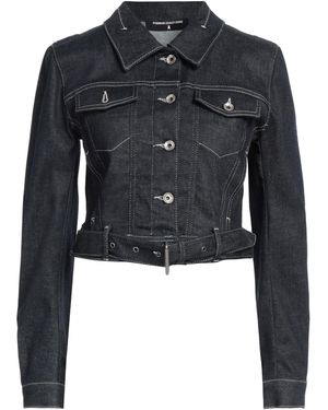 Patrizia Pepe Denim Outerwear Cotton, Polyester, Elastane - Black
