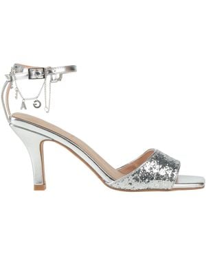 Gaelle Paris Sandals Textile Fibers - Metallic