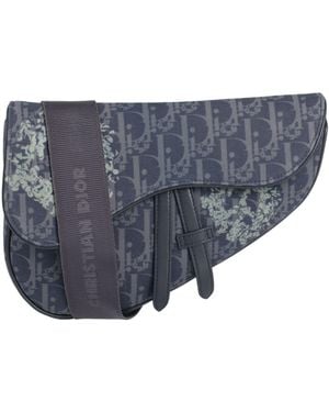 Dior X Tremaine Emory -- Midnight Cross-Body Bag Textile Fibers - Gray