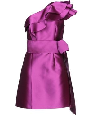 Alberta Ferretti Mini Dress - Purple