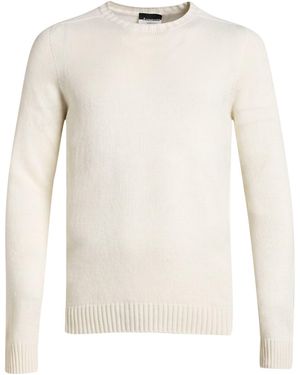 AROVESCIO Cream Sweater Wool, Polyamide - White