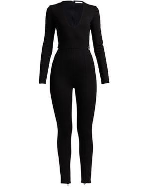 Patrizia Pepe Jumpsuit Viscose, Polyamide, Elastane - Black