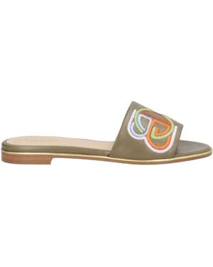 Baldinini Sandals Leather - Green
