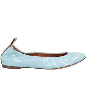 Lanvin Sky Ballet Flats Leather - Blue