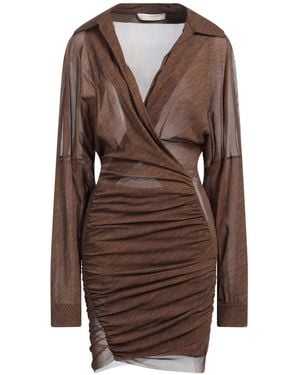 Philosophy Di Lorenzo Serafini Vestito Corto - Marrone
