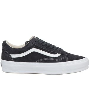 Vans Midnight Trainers Leather - Blue