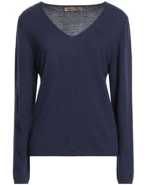 Messagerie Jumper Merino Wool, Viscose, Cashmere, Microfiber - Blue