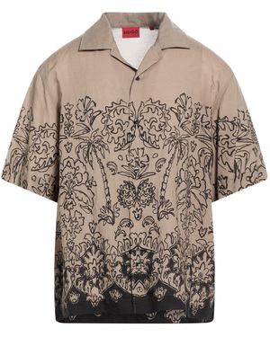 HUGO Shirt Linen, Lyocell - Grey