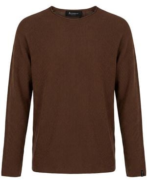 AROVESCIO Sweater Merino Wool - Brown