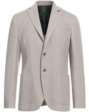 Paoloni Blazer Virgin Wool, Elastane - Grey