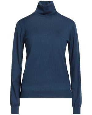 Paul & Joe Rollkragenpullover - Blau
