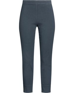 120% Lino Midnight Trousers Linen, Cotton, Elastane - Blue