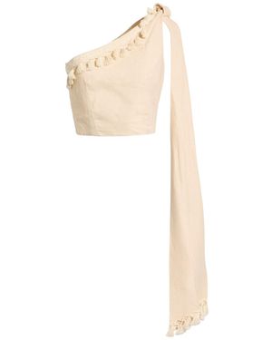 ViCOLO Sand Top Linen, Viscose - White