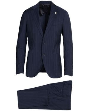 Lardini Suit Wool - Blue