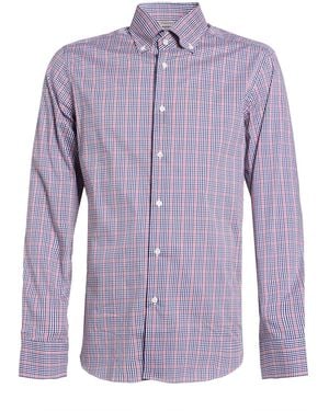 Bagutta Shirt Cotton, Polyamide, Elastane - Purple