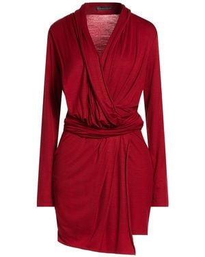 Plein Sud Mini Dress Virgin Wool, Elastane - Red