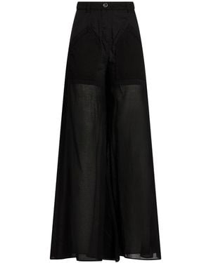 Pinko Pants Cotton - Black