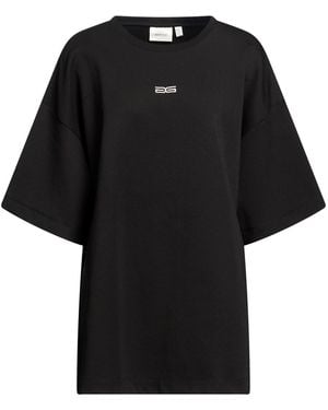 Gestuz T-Shirt Organic Cotton, Polyester, Elastane - Black