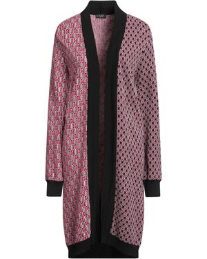 Liu Jo Fuchsia Cardigan Acrylic, Viscose, Wool, Polyamide, Polyester - Purple