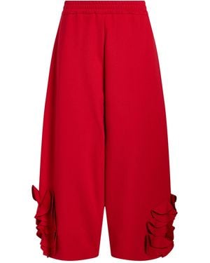 MEIMEIJ Trousers Viscose, Polyamide, Elastane - Red