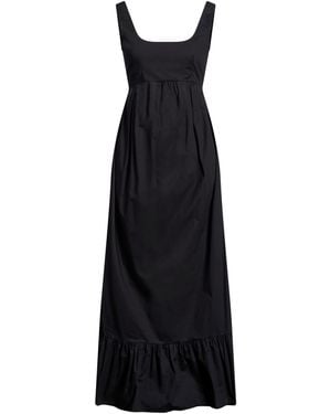 Compagnia Italiana Maxi Dress Cotton - Black