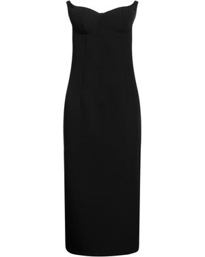 ACTUALEE Midi Dress - Black