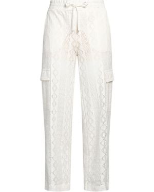 Cambio Trousers Cotton, Elastane - White