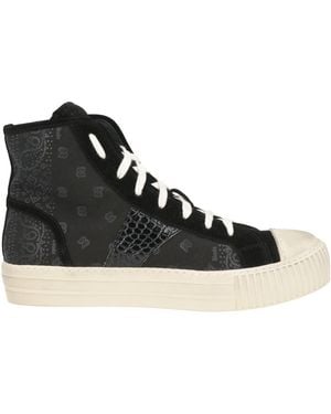 Rhude Sneakers Textile Fibers, Leather - Black