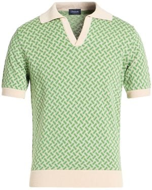 Drumohr Jumper Cotton, Linen - Green
