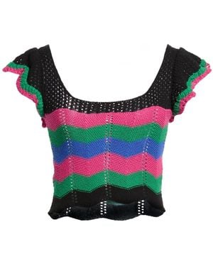 CafeNoir Top Acrylic, Cotton - Green
