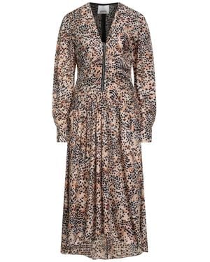 Isabel Marant Midi-Kleid - Braun