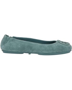 Tory Burch Deep Ballet Flats Leather - Green