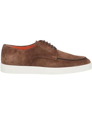 Santoni Lace-Up Shoes Leather - Brown