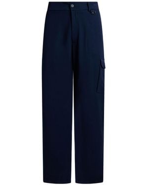 FAMILY FIRST Midnight Pants Polyester, Viscose, Wool - Blue