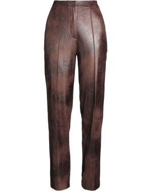 Rinascimento Pants Polyester, Elastane - Brown