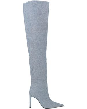 Pinko Boot Textile Fibres - Blue