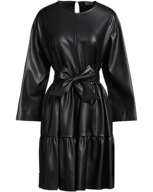 Rebel Queen Mini Dress Polyester, Polyurethane Resin - Black