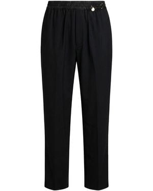 Aries Trousers Polyester, Virgin Wool, Elastane - Black