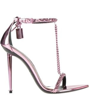 Tom Ford Mauve Sandals Leather - White