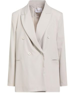 LOKITA Milano Light Blazer Polyester, Viscose, Elastane - White