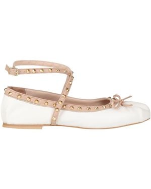 Divine Follie Ballet Flats - White