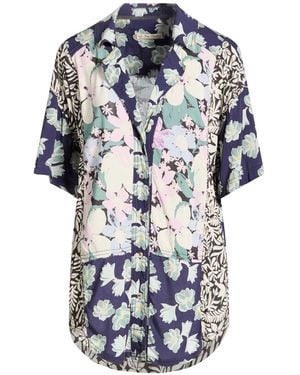 Free People Midnight Shirt Viscose - Blue