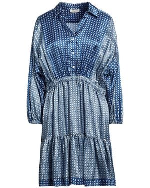 Sandro Azure Mini Dress Viscose - Blue