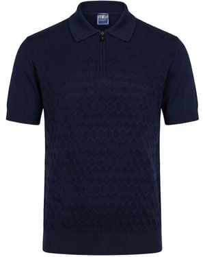 Fedeli Polo Shirt Cotton - Blue
