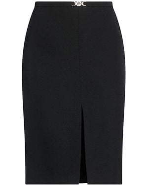 Versace Midi Skirt Virgin Wool - Black