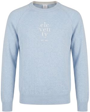 Eleventy Pullover - Blau