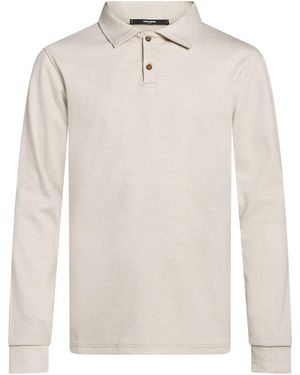 Takeshy Kurosawa Polo Shirt Viscose, Polyester, Elastane - White