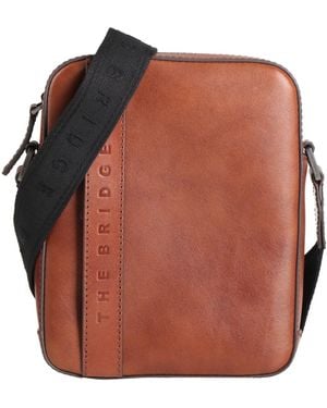 The Bridge Cross-Body Bag Cowhide - Orange
